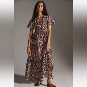 ✨ISO SOMERSET MAXI DRESS IN “BROWN” XS✨